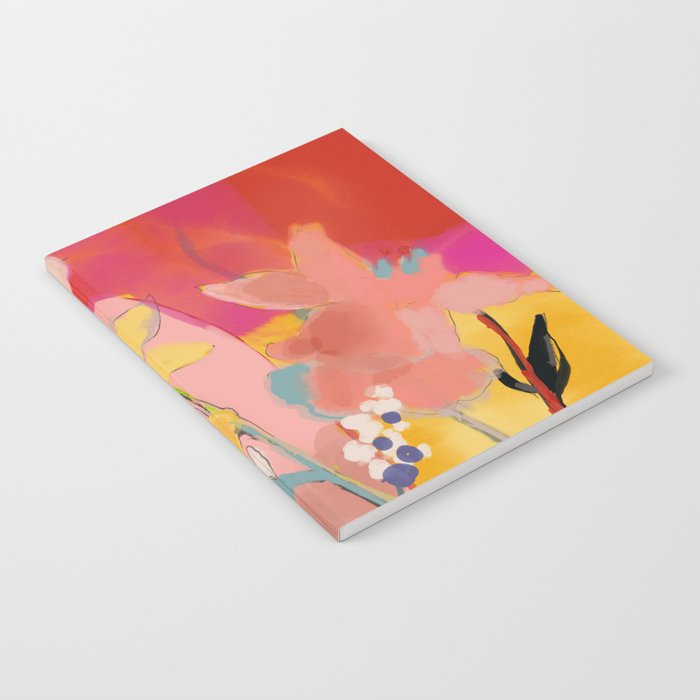 blooming abstract pink Notebook Gallery Image 2