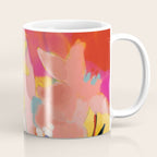 blooming abstract pink Coffee Mug Gallery Image 1
