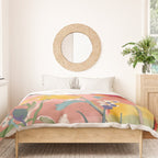 blooming abstract pink Duvet Cover Gallery Image 3