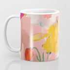 blooming abstract pink Coffee Mug Gallery Image 3