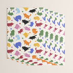 Rainbow Kittens Pattern Wrapping Paper Gallery Image 3