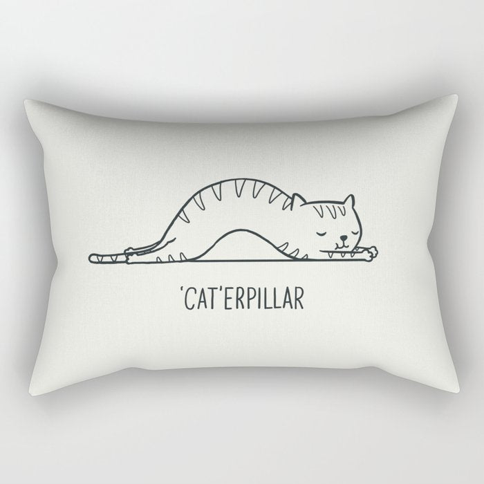 Cat-erpillar Rectangular Pillow Gallery Image 1