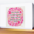 Always Remember - Pink OmbrÃ© Palette Wall Mural Gallery Image 2