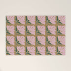 Bold Blooming V Welcome Mat Gallery Image 1
