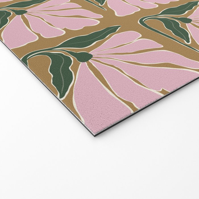 Bold Blooming V Welcome Mat Gallery Image 2