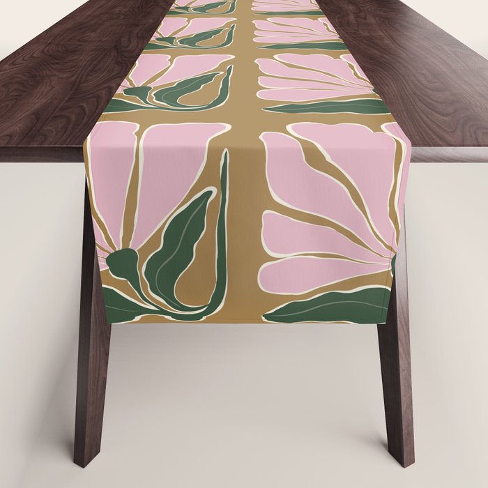 Bold Blooming V Table Runner Gallery Image 1