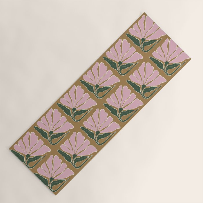 Bold Blooming V Yoga Mat Gallery Image 1
