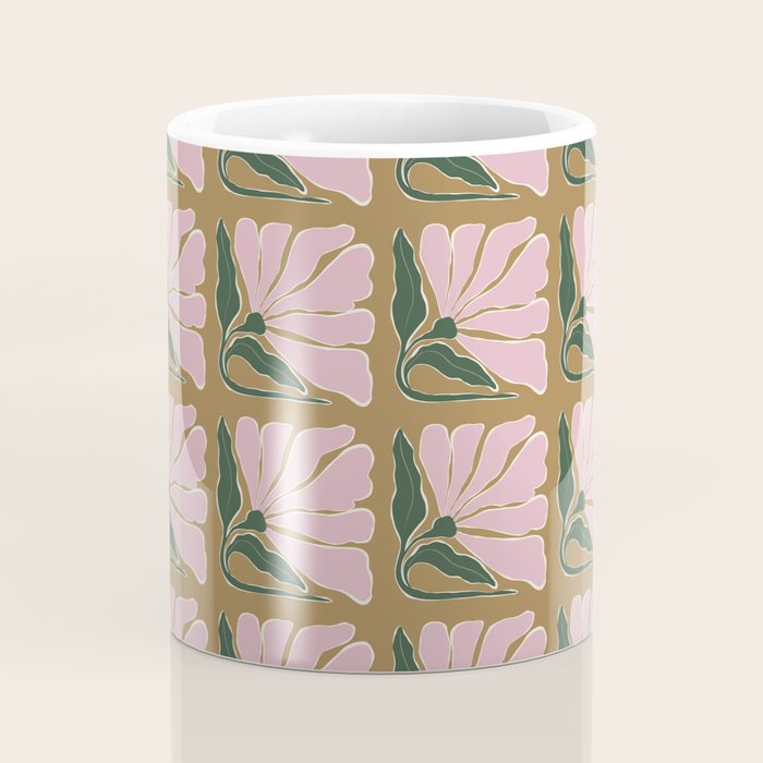 Bold Blooming V Coffee Mug Gallery Image 4