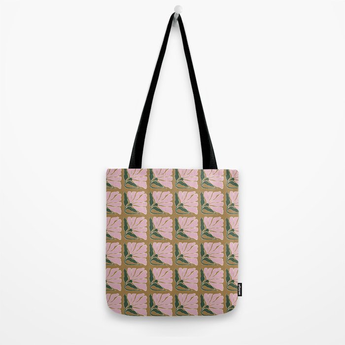 Bold Blooming V Tote Bag Gallery Image 2