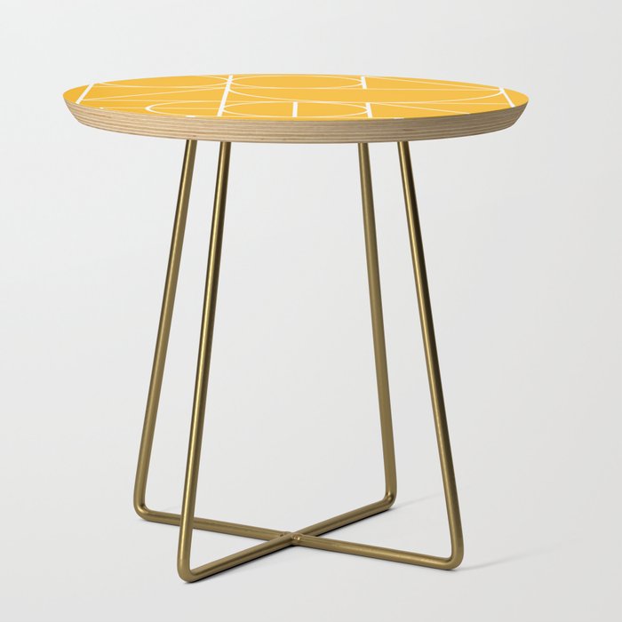Modern Geometric 77 Yellow Side Table Gallery Image 1
