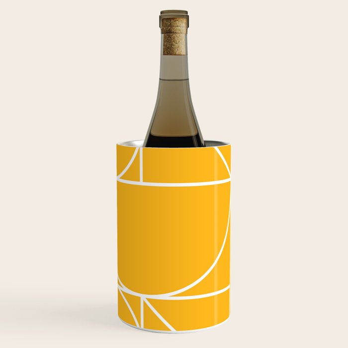 Modern Geometric 77 Yellow Wine Chiller Gallery Image 3