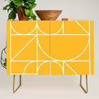 Modern Geometric 77 Yellow Credenza Gallery Image 1