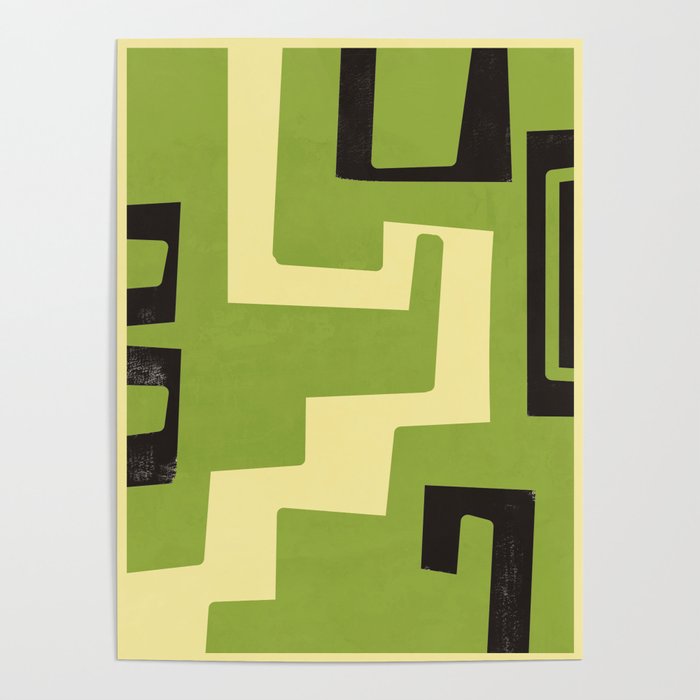 Modern Abstract Minimal Shapes 148 Poster Gallery Image 4