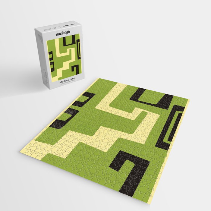 Modern Abstract Minimal Shapes 148 Jigsaw Puzzle Gallery Image 2