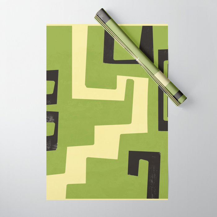 Modern Abstract Minimal Shapes 148 Wrapping Paper Gallery Image 1