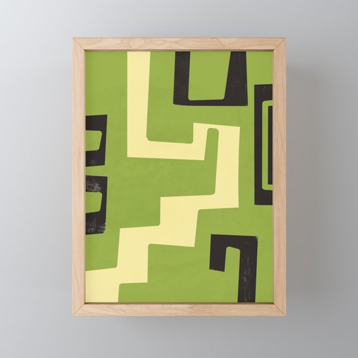 Modern Abstract Minimal Shapes 148 Mini Art Print Gallery Image 1