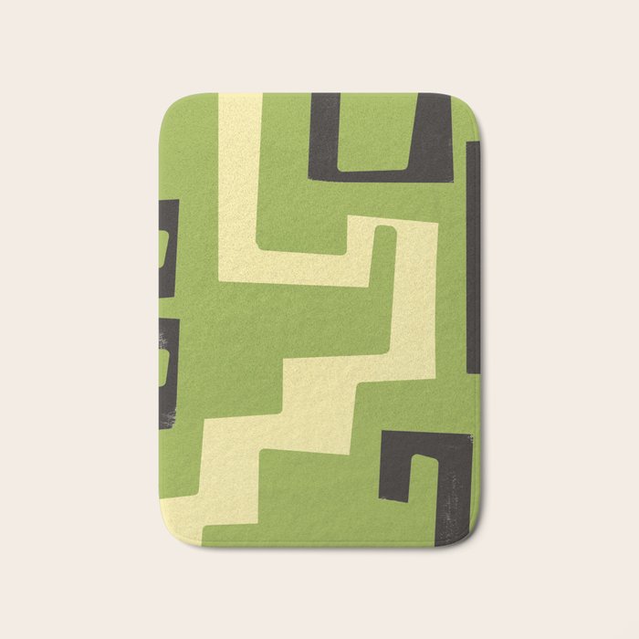 Modern Abstract Minimal Shapes 148 Bath Mat Gallery Image 1