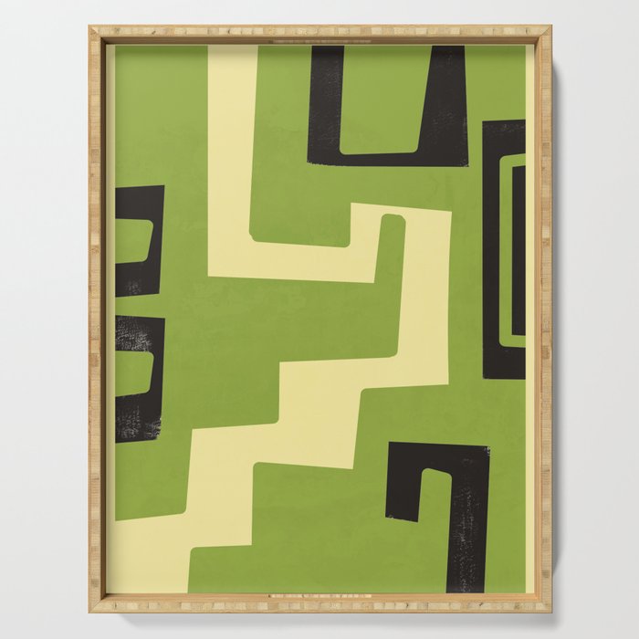 Modern Abstract Minimal Shapes 148 Serving Tray Gallery Image 1