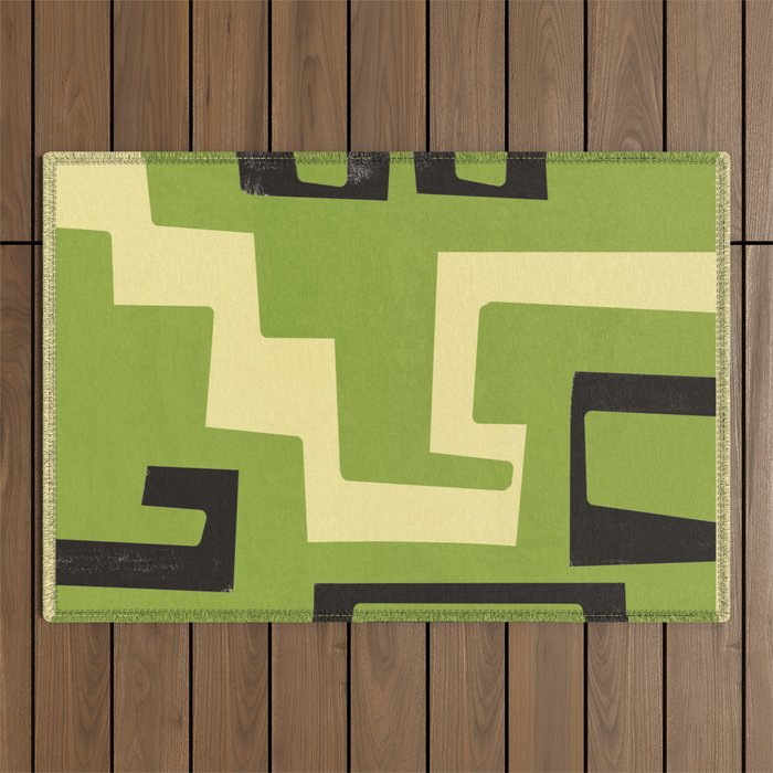 Modern Abstract Minimal Shapes 148 Outdoor Rug Gallery Image 1