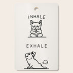 Inhale Exhale Frenchie Cutting Board Gallery Image 1