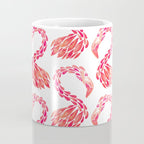 Miami Flamingo - Pink OmbrÃ© Coffee Mug Gallery Image 4