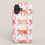 Cat Collection - Pink Palette iPhone Case Gallery Image 1