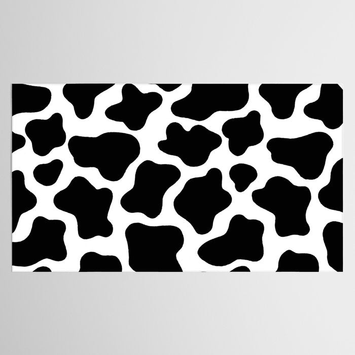 Cow Print Tablecloth Gallery Image 2
