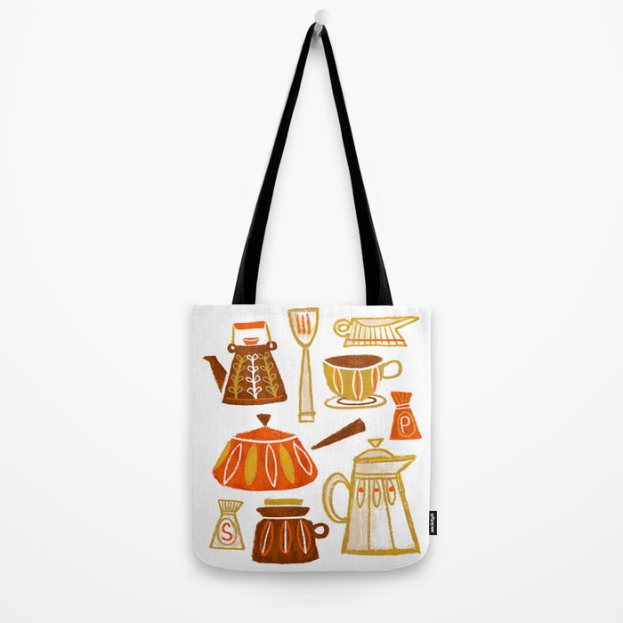 Mid Century Modern Kitchen Tote Bag Gallery Image 2