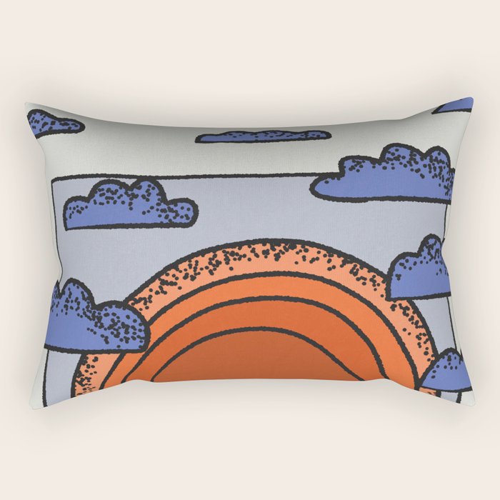 On The Road #1 Rectangular Pillow Gallery Image 2