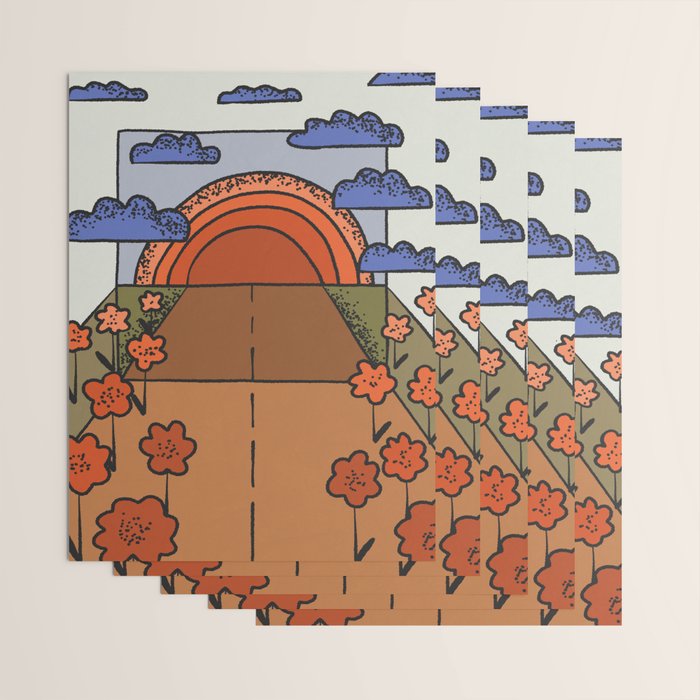 On The Road #1 Wrapping Paper Gallery Image 3