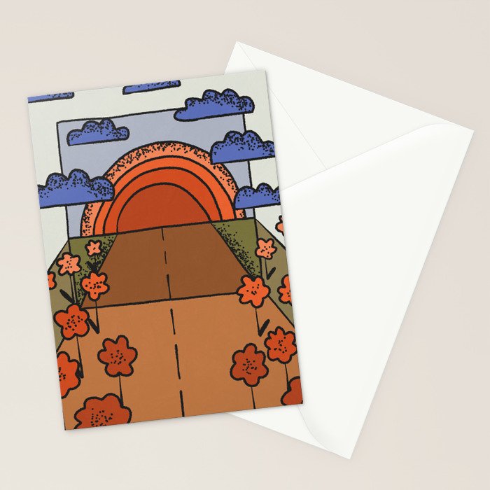 On The Road #1 Stationery Card Gallery Image 2