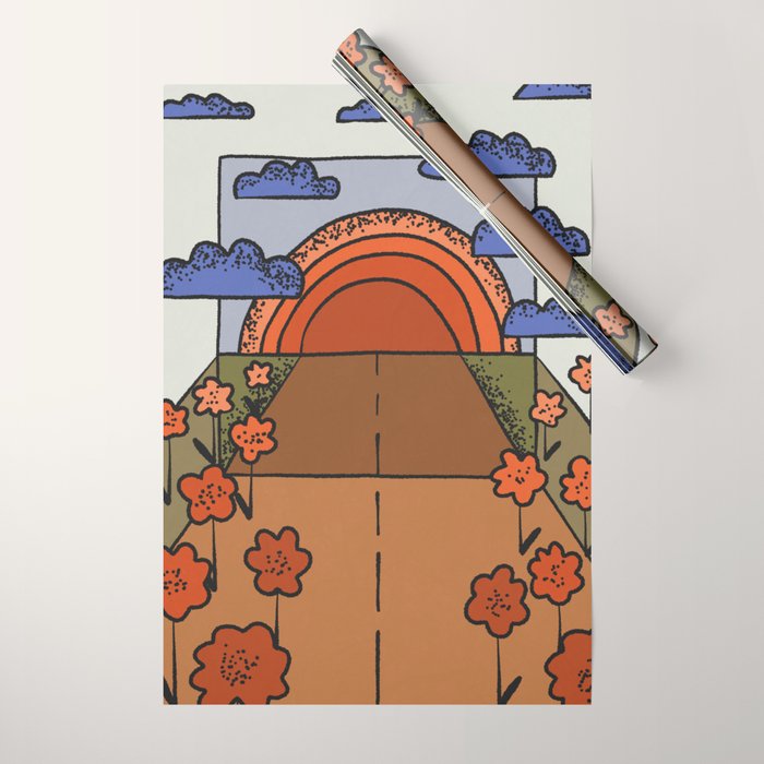 On The Road #1 Wrapping Paper Gallery Image 1