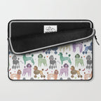 Poodles by Veronique de Jong Laptop Sleeve Gallery Image 2