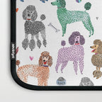 Poodles by Veronique de Jong Laptop Sleeve Gallery Image 3