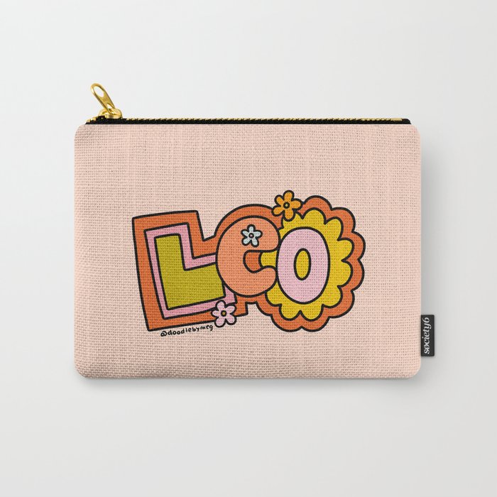 Leo Doodle Letters Carry All Pouch Gallery Image 1