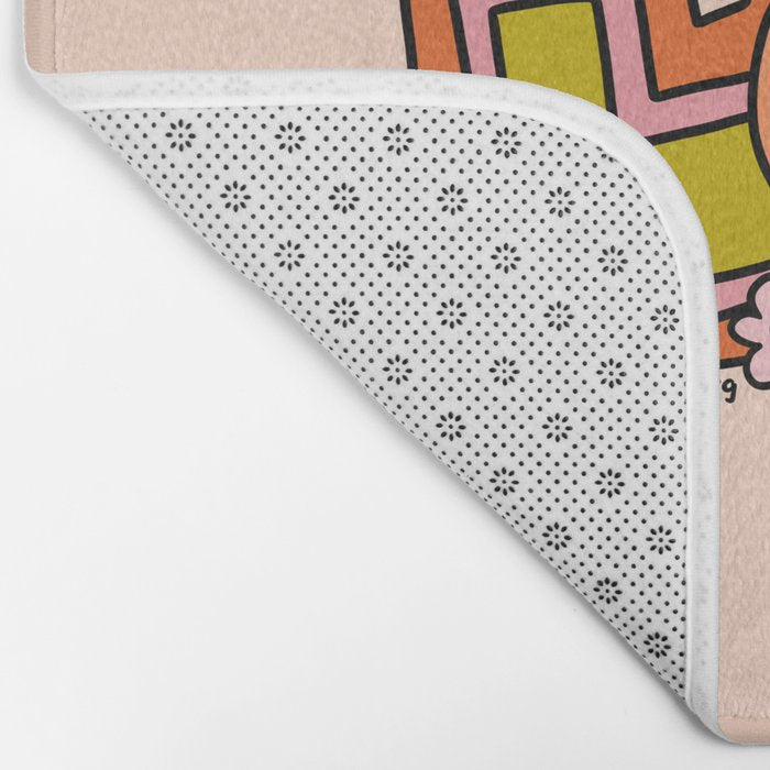 Leo Doodle Letters Bath Mat Gallery Image 2