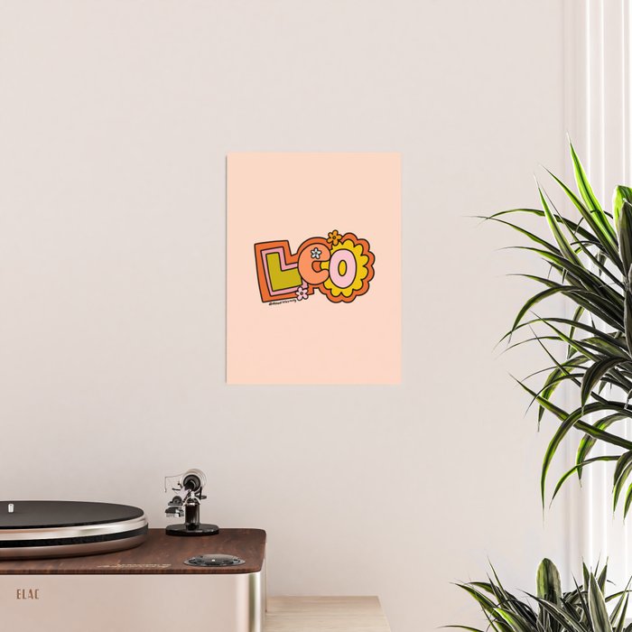 Leo Doodle Letters Poster Gallery Image 2