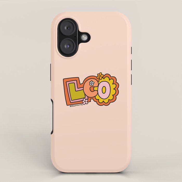 Leo Doodle Letters iPhone Case Gallery Image 1