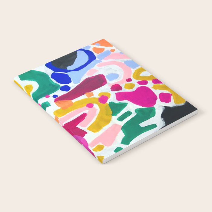 Candy In The Milky Way Galaxy 2 Original Painting by Ejaaz Haniff Acrylic Painting Abstract Art Shapes Pattern Fun Colorful Shapes Notebook Gallery Image 2