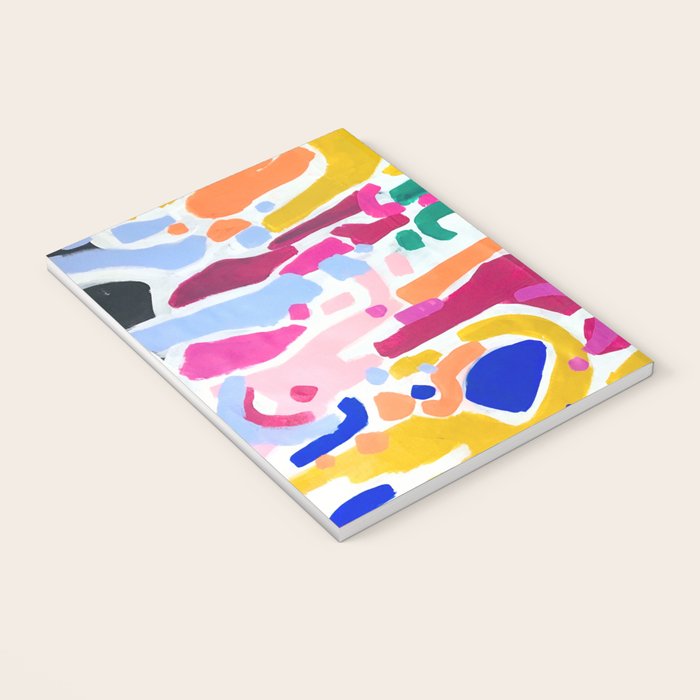 Candy In The Milky Way Galaxy 2 Original Painting by Ejaaz Haniff Acrylic Painting Abstract Art Shapes Pattern Fun Colorful Shapes Notebook Gallery Image 3