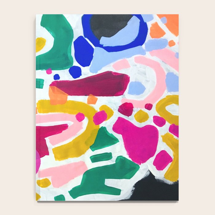 Candy In The Milky Way Galaxy 2 Original Painting by Ejaaz Haniff Acrylic Painting Abstract Art Shapes Pattern Fun Colorful Shapes Notebook Gallery Image 4