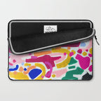 Candy In The Milky Way Galaxy 2 Original Painting by Ejaaz Haniff Acrylic Painting Abstract Art Shapes Pattern Fun Colorful Shapes Laptop Sleeve Gallery Image 2