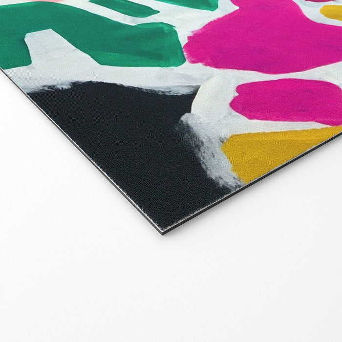 Candy In The Milky Way Galaxy 2 Original Painting by Ejaaz Haniff Acrylic Painting Abstract Art Shapes Pattern Fun Colorful Shapes Welcome Mat Gallery Image 2