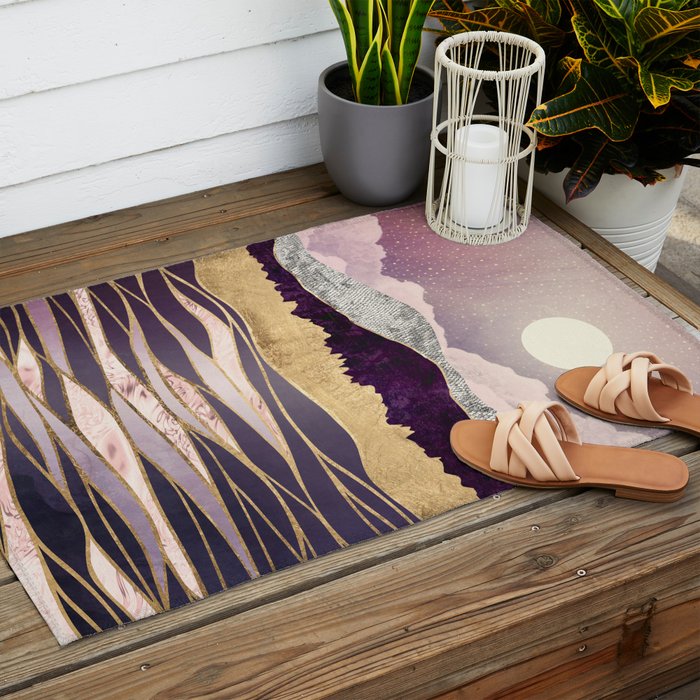 Lunar Waves Outdoor Rug Gallery Image 2