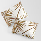 Tropical Fan Palm - Sepia Pillow Sham Gallery Image 3