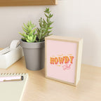 Howdy Y'all | Yellow Orange Pink Mini Art Print Gallery Image 2