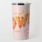 Howdy Y'all | Yellow Orange Pink Travel Mug Gallery Image 1