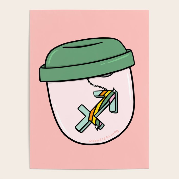 Sagittarius Keychain Poster Gallery Image 1