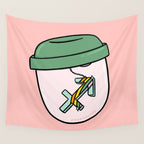 Sagittarius Keychain Wall Tapestry Gallery Image 4