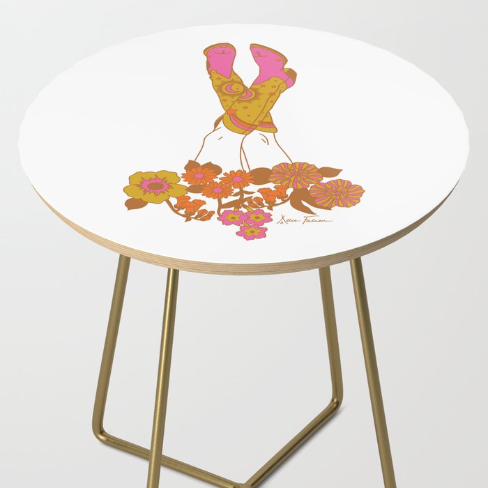 Love Stoned Cowboy Boots Side Table Gallery Image 2